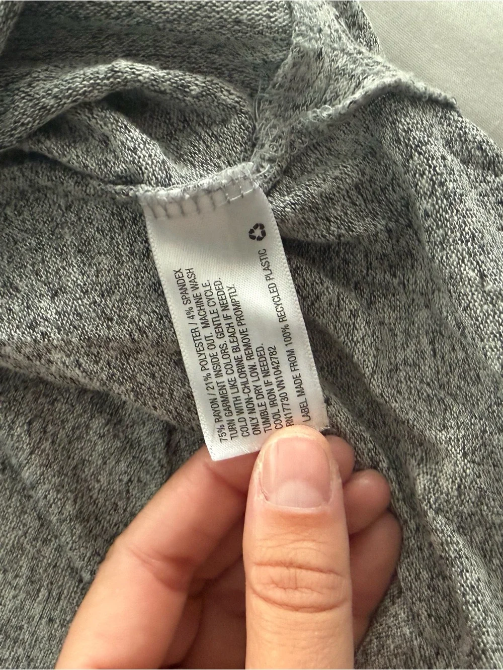 Mossimo Supply Co. Heather Gray Knit Pullover Hoodie